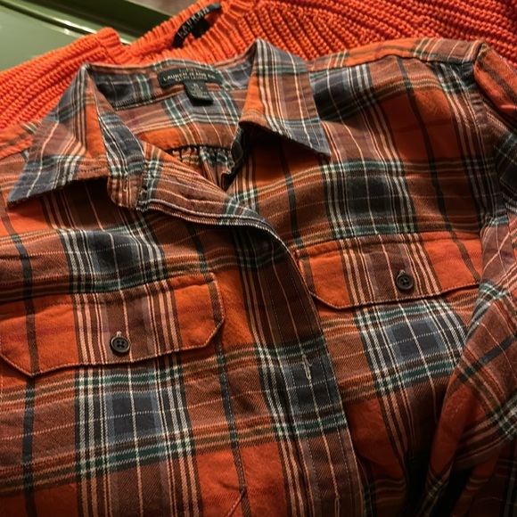 Lauren Jeans Company Plaid Button Down Shirt - Picture 12 of 12